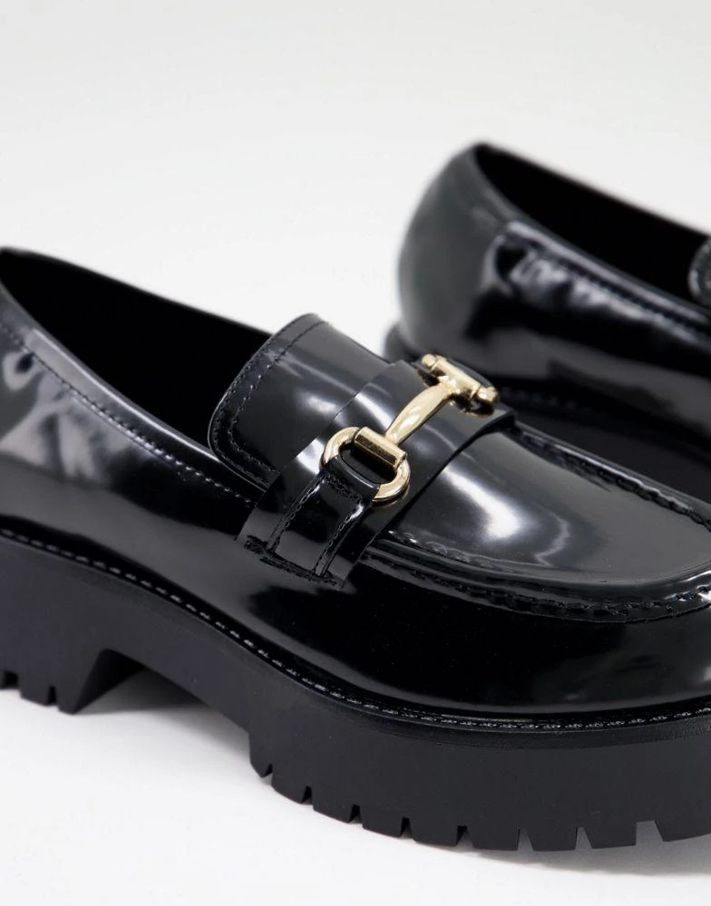 ASOS ASOS DESIGN Monster chunky loafers in black 4