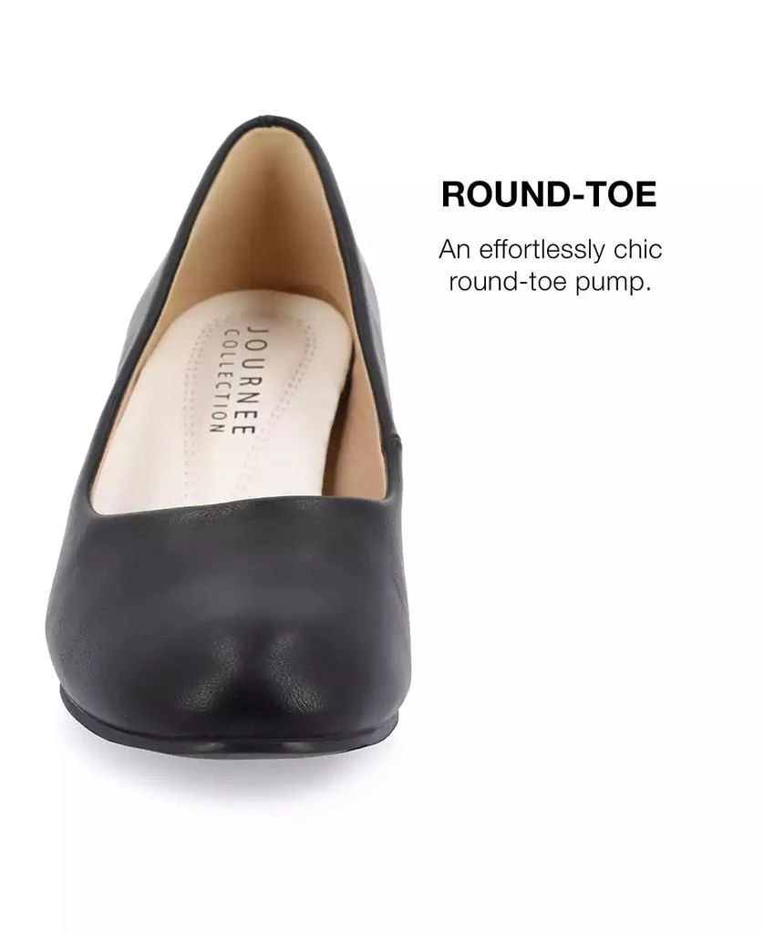 Journee Collection Women's Luu Round Toe Pumps 7