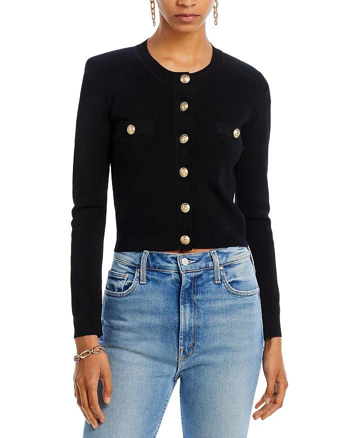 L'Agence Toulouse Crewneck Cardigan 1