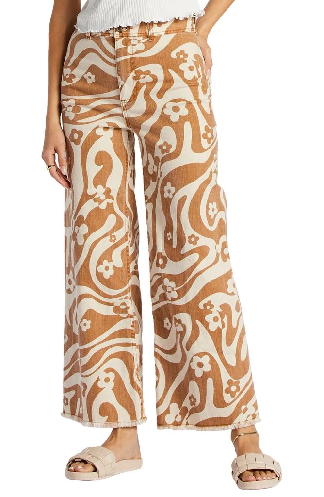 Billabong Free Fall High Waist Wide Leg Pants 6
