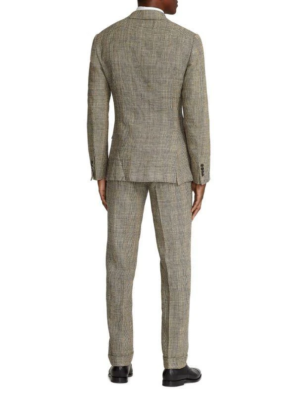 Ralph Lauren Silk-Linen Glen Plaid Double-Breasted Suit 2