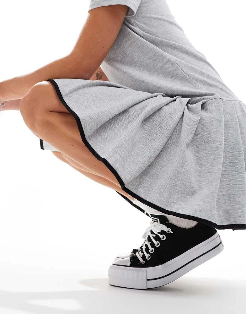 Converse Converse Chuck Taylor All Star Lift Ox Wide Fit trainers in black 4