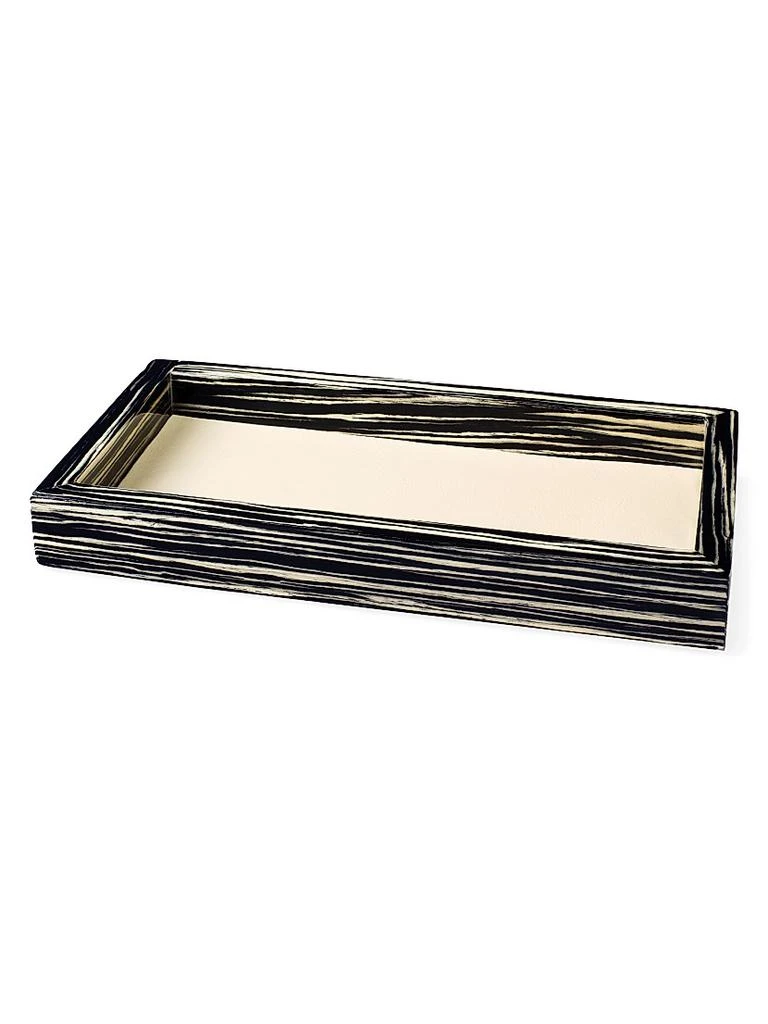 LADORADA Ebony Veneer Valet Tray 1