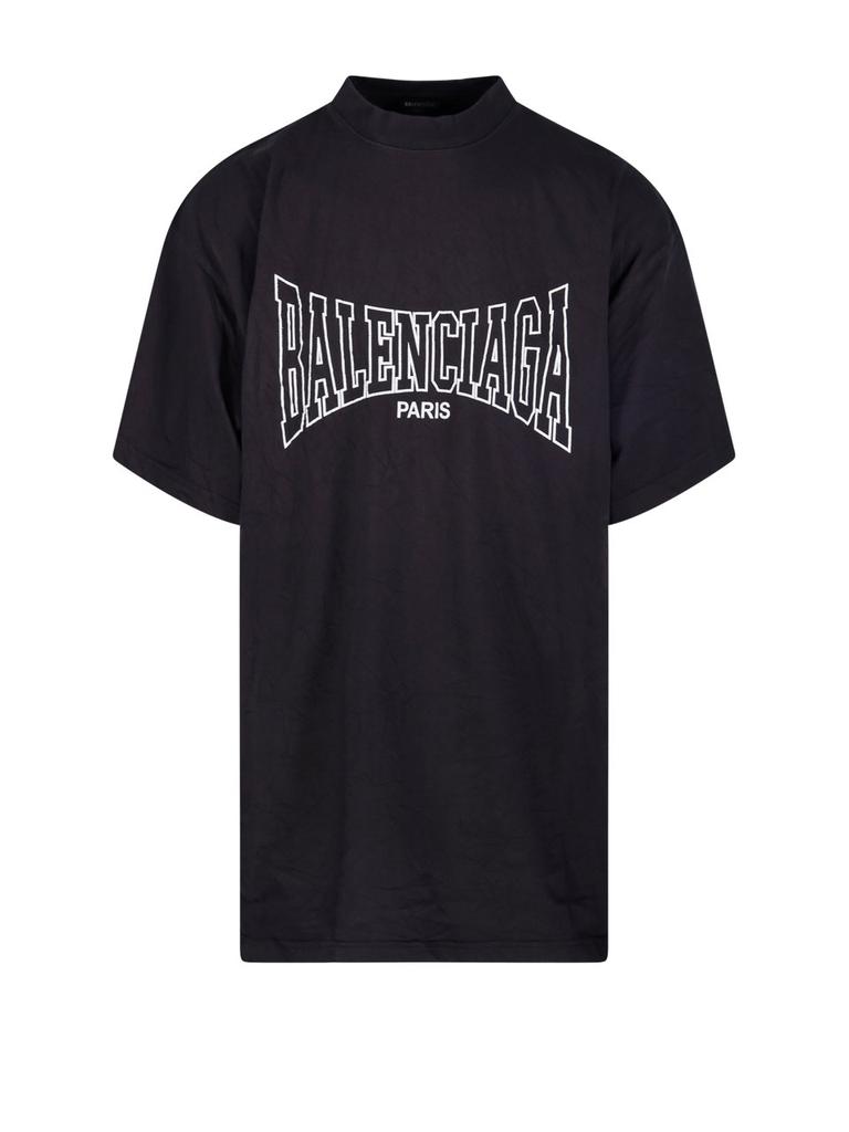 【送料&関税込】Balenciaga Logo Large T-shirt Balenciaga - Large logo cotton T-shirt Balenciaga