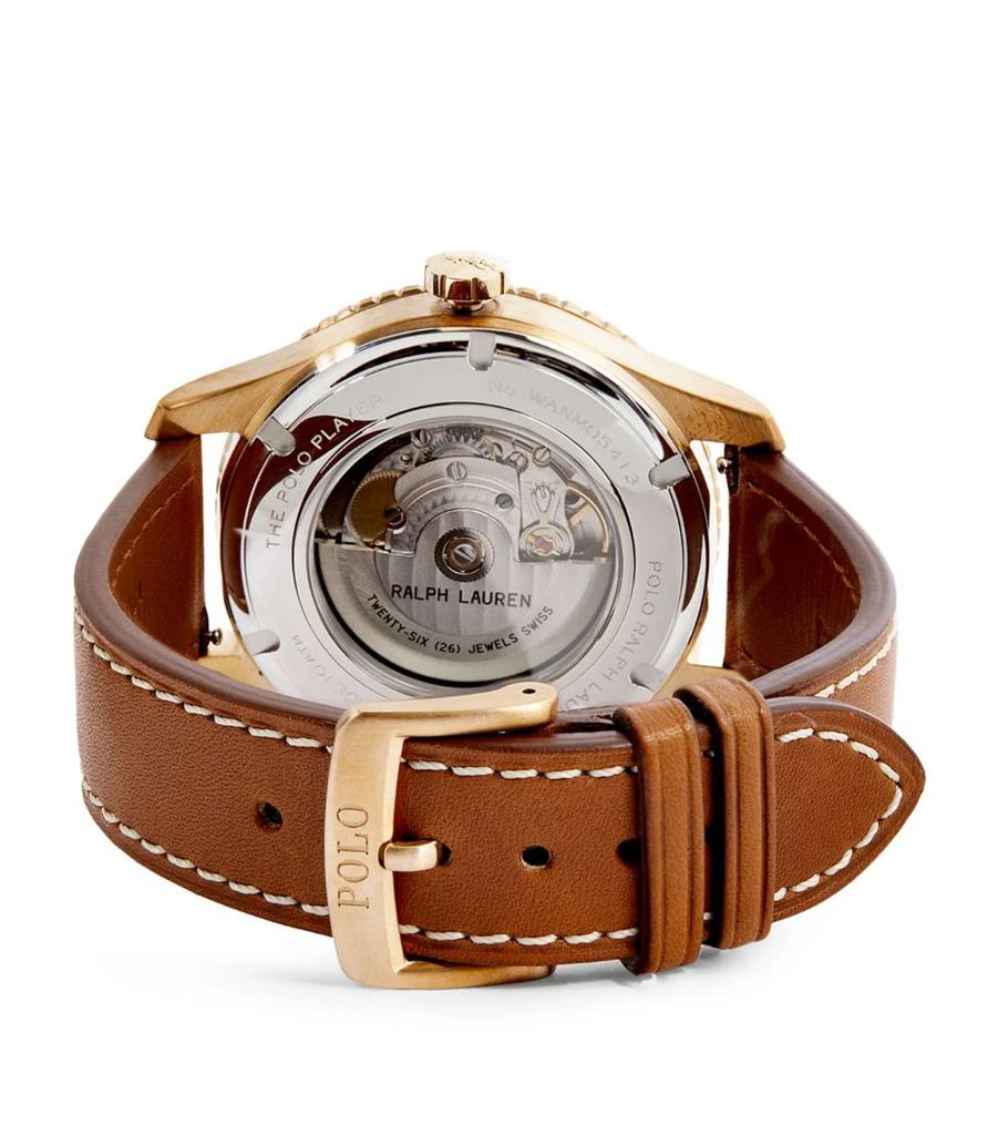 Ralph Lauren Bronze Polo Sport Watch 42mm 4