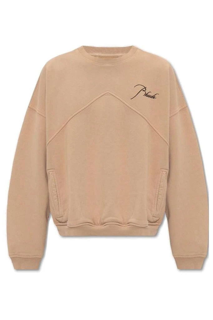 Rhude Rhude Logo-Printed Crewneck Sweatshirt 1