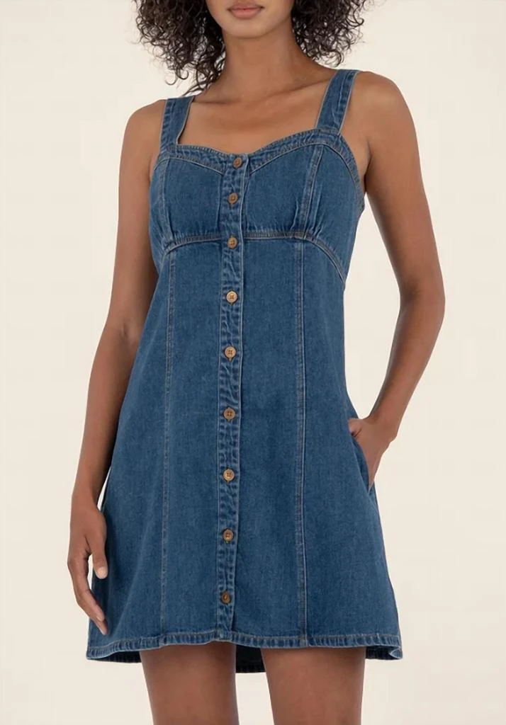 white christmas dresses Z Supply: Keegan Jersey Denim Mini Dress main image 0
