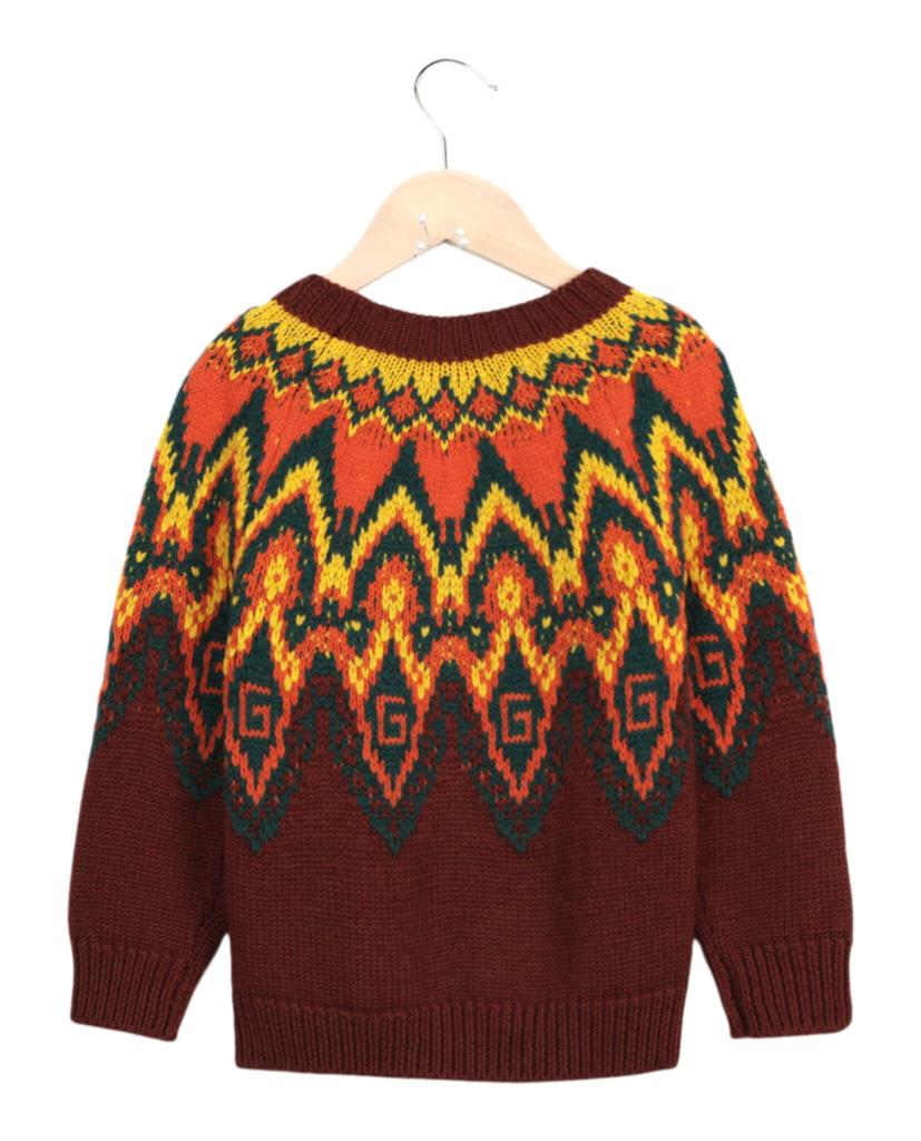 Gucci Geo Patterned Wool Sweater