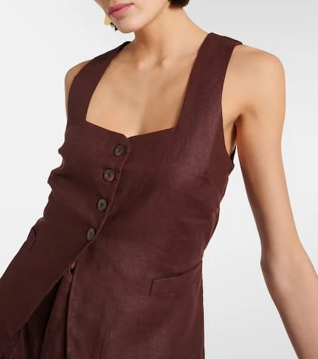Faithfull the Brand Maya linen vest 4