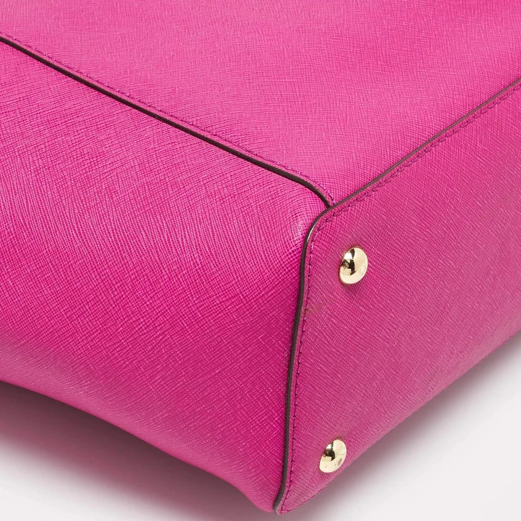 Michael Kors MICHAEL Michael Kors Fuchsia Leather Jet Set Top Zip Tote 10