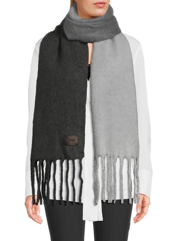 Vince Two Tone Alpaca-Blend Scarf - Scarves - BeyondStyle