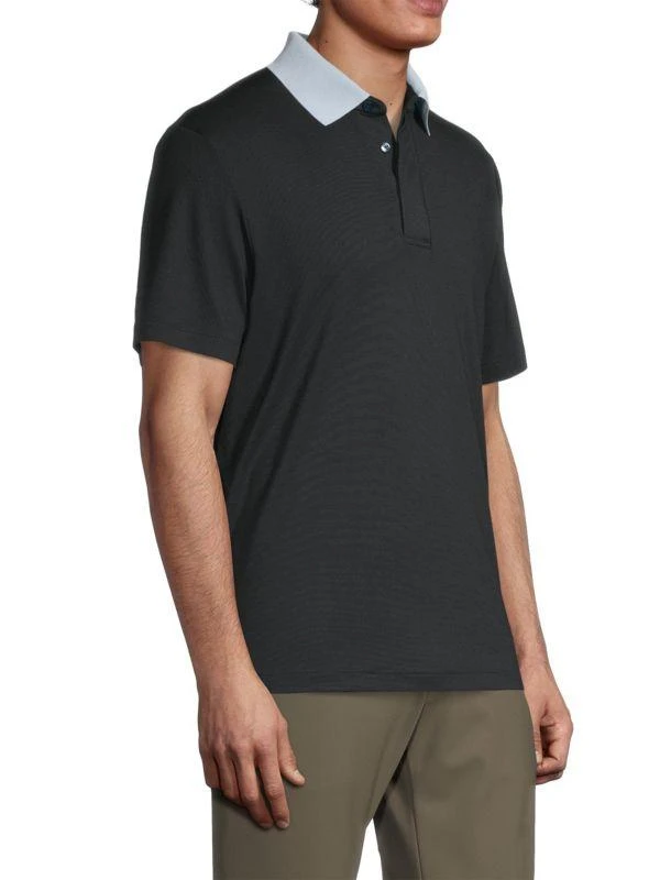 Theory Kayser Solid Short Sleeve Polo 3