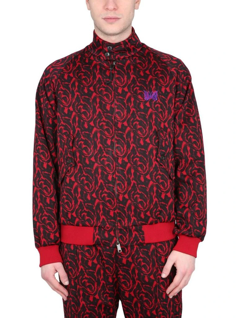 Needles Needles X Baracuta Graphic Patterned Zipped Jacket 1