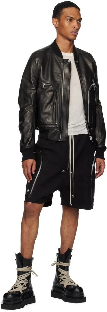 Rick Owens Black Concordians Bauhaus Bela Shorts 4
