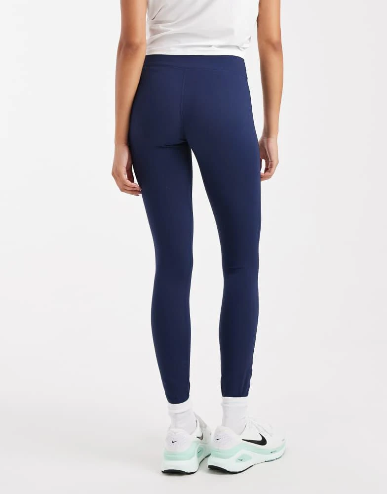 NIKE Nike One Training seamless front highwaisted leggings in navy