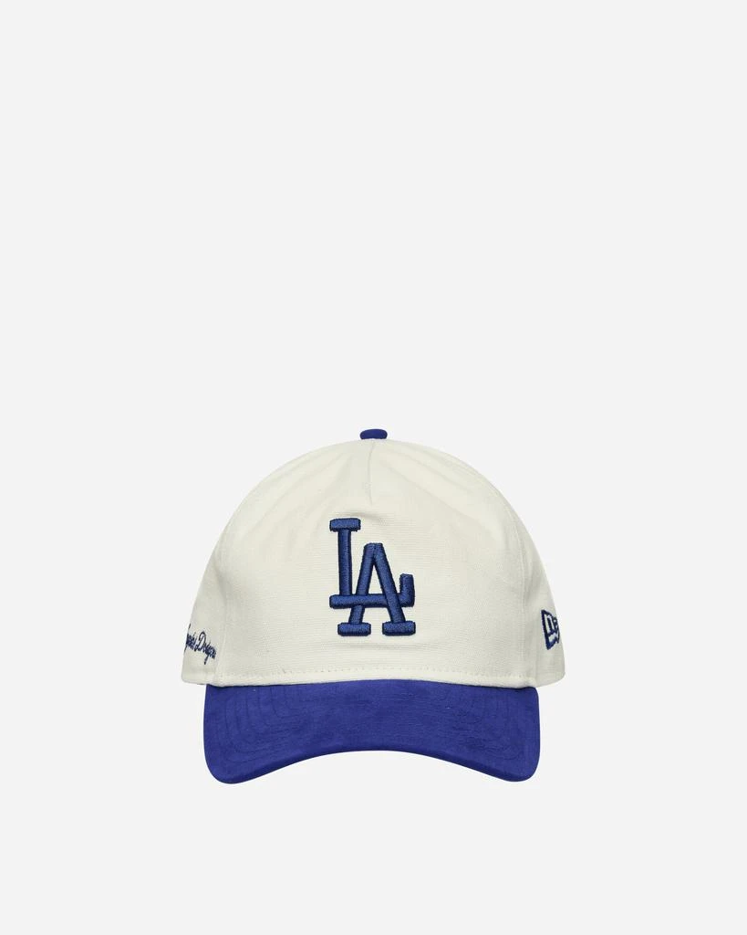 New Era LA Dodgers Script Golfer Cap Cream 1