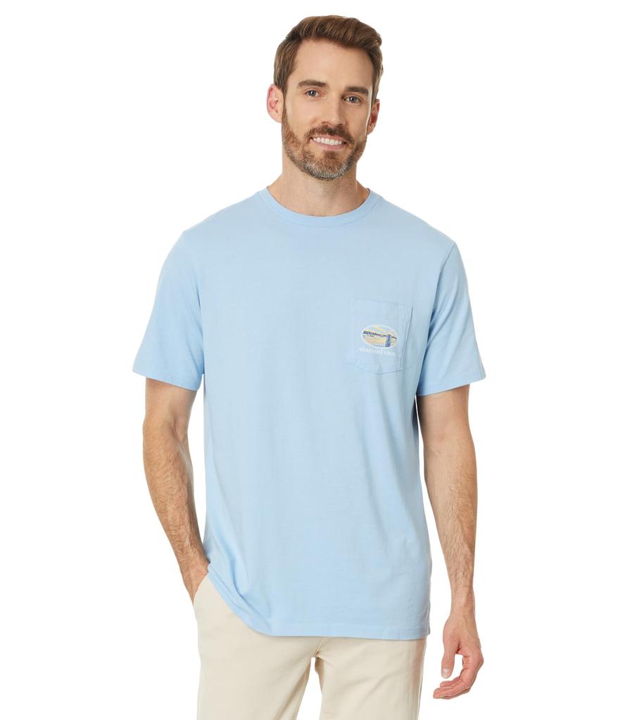 Vineyard Vines Sunset Pier Bernese Short Sleeve Tee