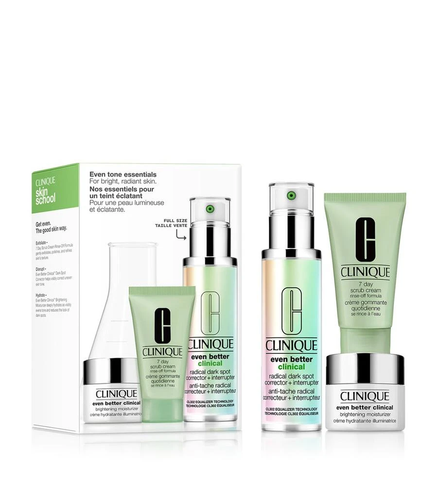 Clinique Skin School Supplies: Even Tone Essentials Brightening Skincare Set 1