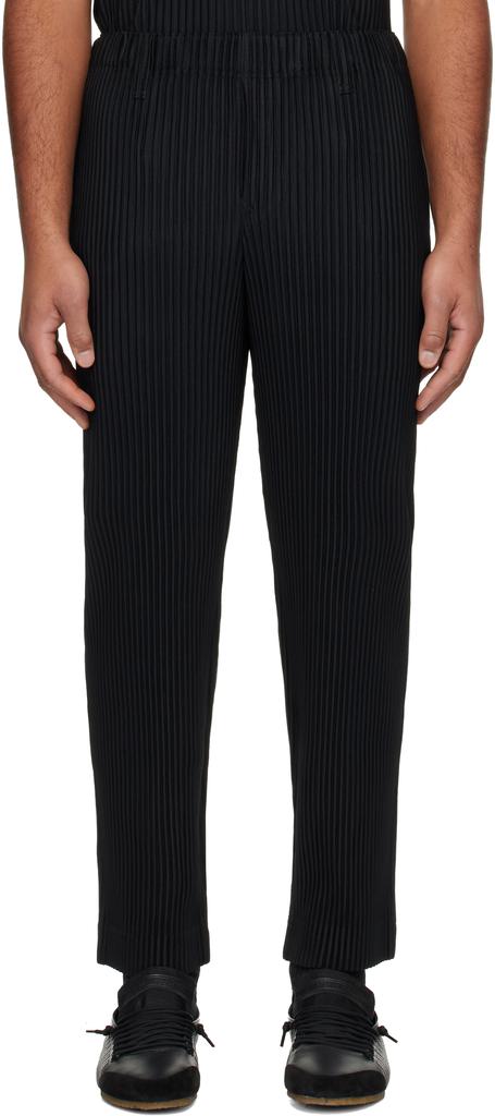 Homme Plissé Issey Miyake Black Basics Trousers - Pants - Compare