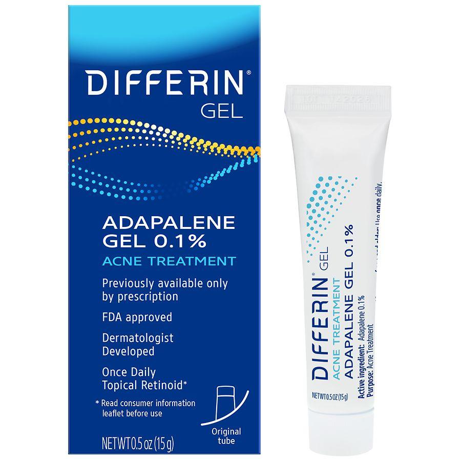 Differin Adapalene Gel 0.1% Acne Treatment