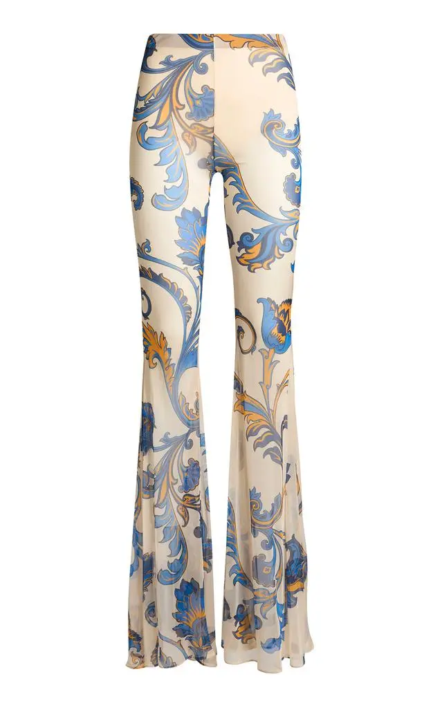 ETRO Etro Jersey Flare Pants - Moda Operandi 1