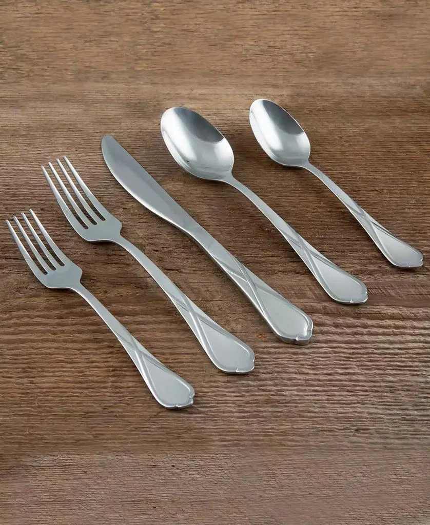 Cambridge Silversmiths Heather Sand 20-Piece Flatware Set, Service for 4 2