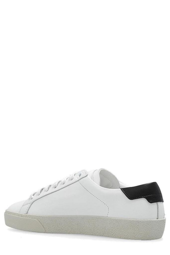★関税込★SAINT LAURENT★Court Classic SL/06 スニーカ.ー★ Court classic sl/06 embroidered sneakers in canvas and