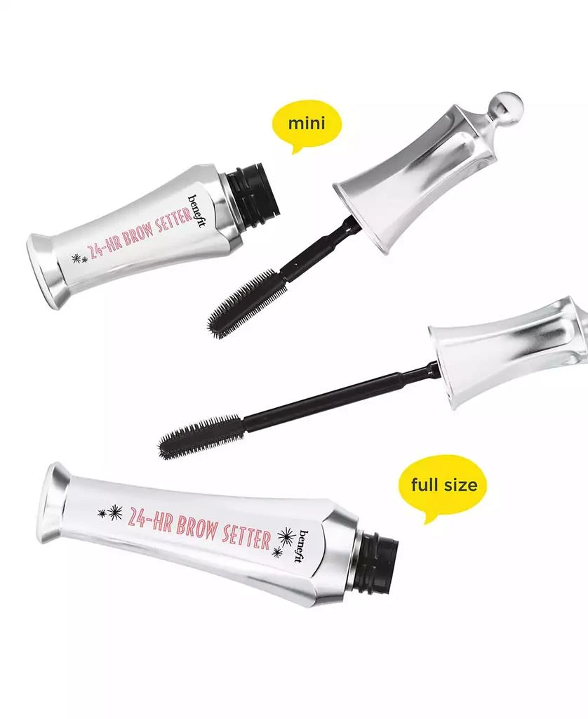 Benefit Cosmetics 24-HR Brow Setter Clear Eyebrow Gel with Lamination Effect Mini 6