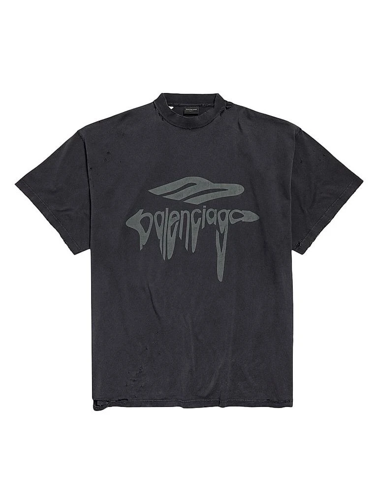 Balenciaga 3B Liquefied T-Shirt Oversized 1