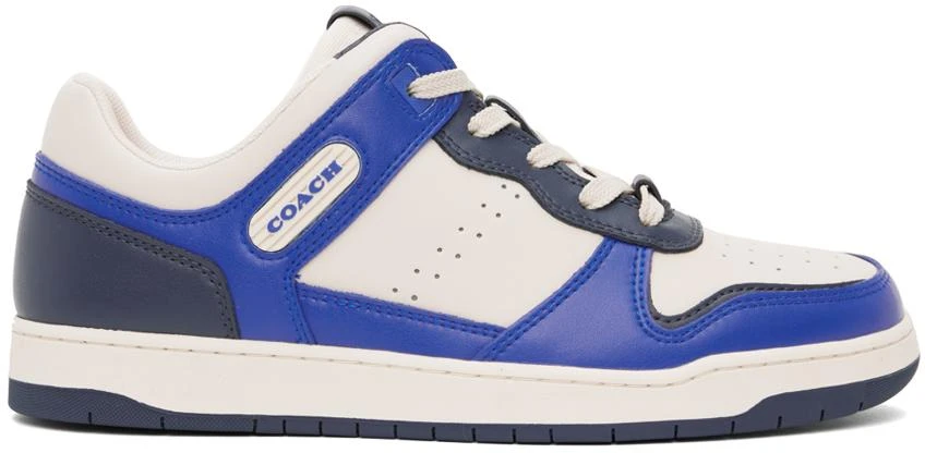 Coach Gray & Blue C201 Sneakers 1