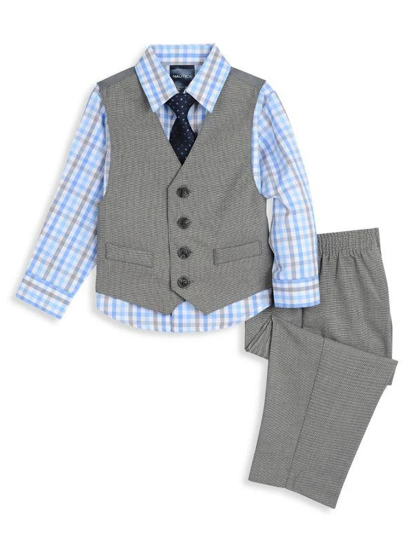 Nautica Baby Boy's Sharkskin 4-Piece Set 2