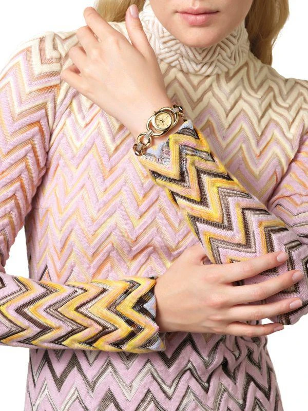 Gioiello Chain 22.8MM IP Two Tone Gold Stainless Steel  display picture 1