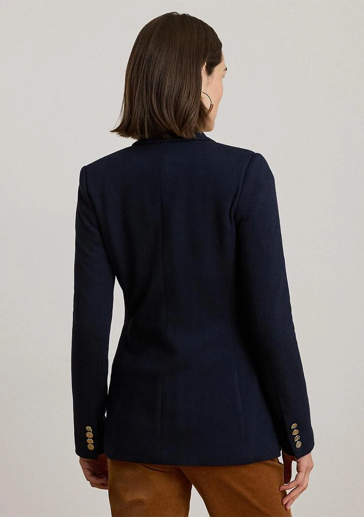 Ralph Lauren Women
s Buckle-Trim Herringbone Jacquard Blazer 2