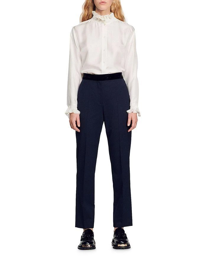 Sandro Noam Straight Cut Trouser Pants 4