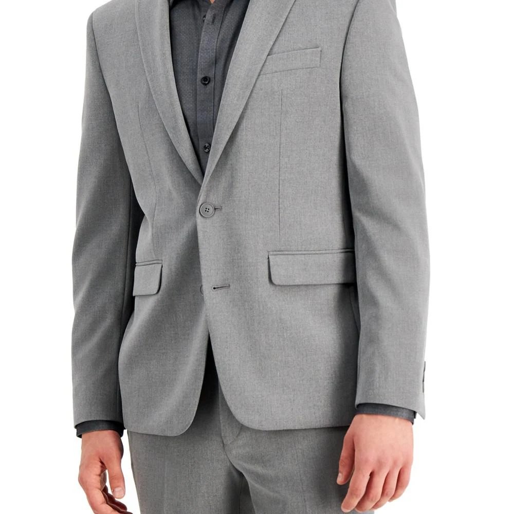 INC International Men's Slim-Fit Gray Solid Suit Jacket, Created for Macy's 4