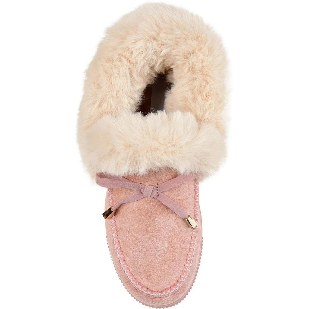 Journee Collection Journee Collection Womens Midnight Faux Suede Moccasins 10