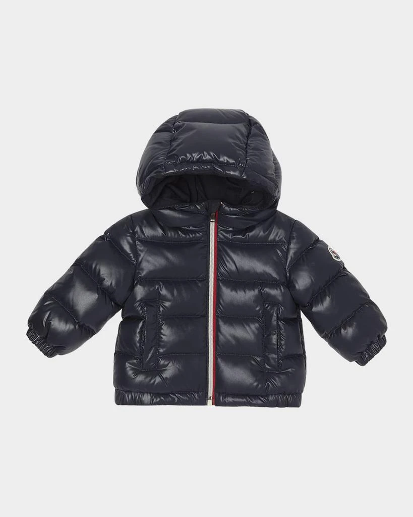 Moncler Boy
s Aubert Hooded Down Jacket, Size 6M-3