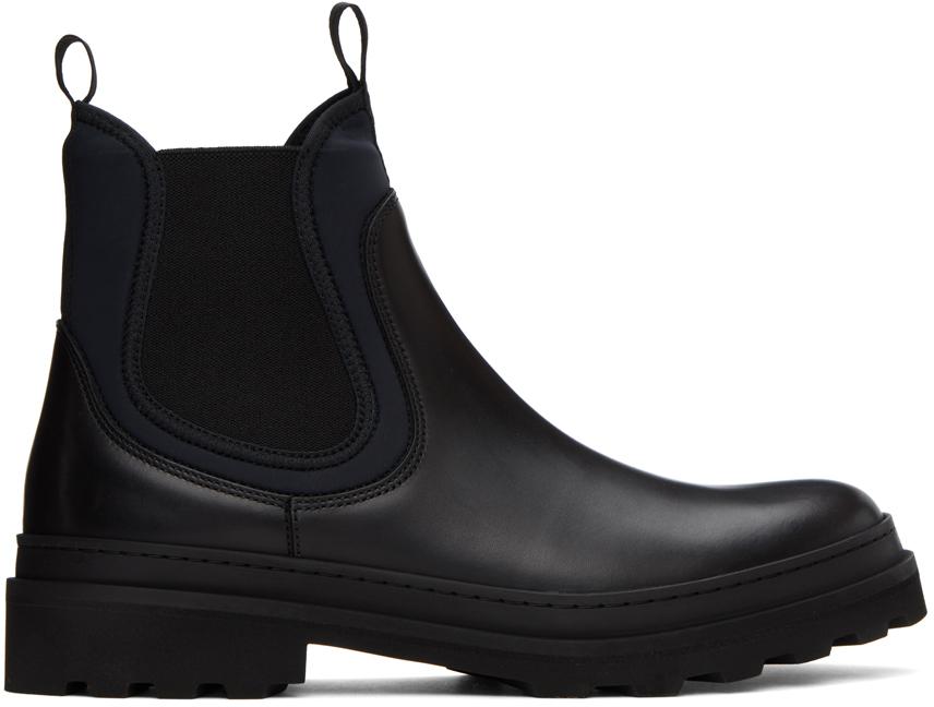 A.P.C. Black Adrien 2.0 Chelsea Boots