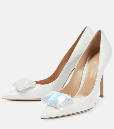 Gianvito Rossi Jaipur 105 embellished leather pumps 5