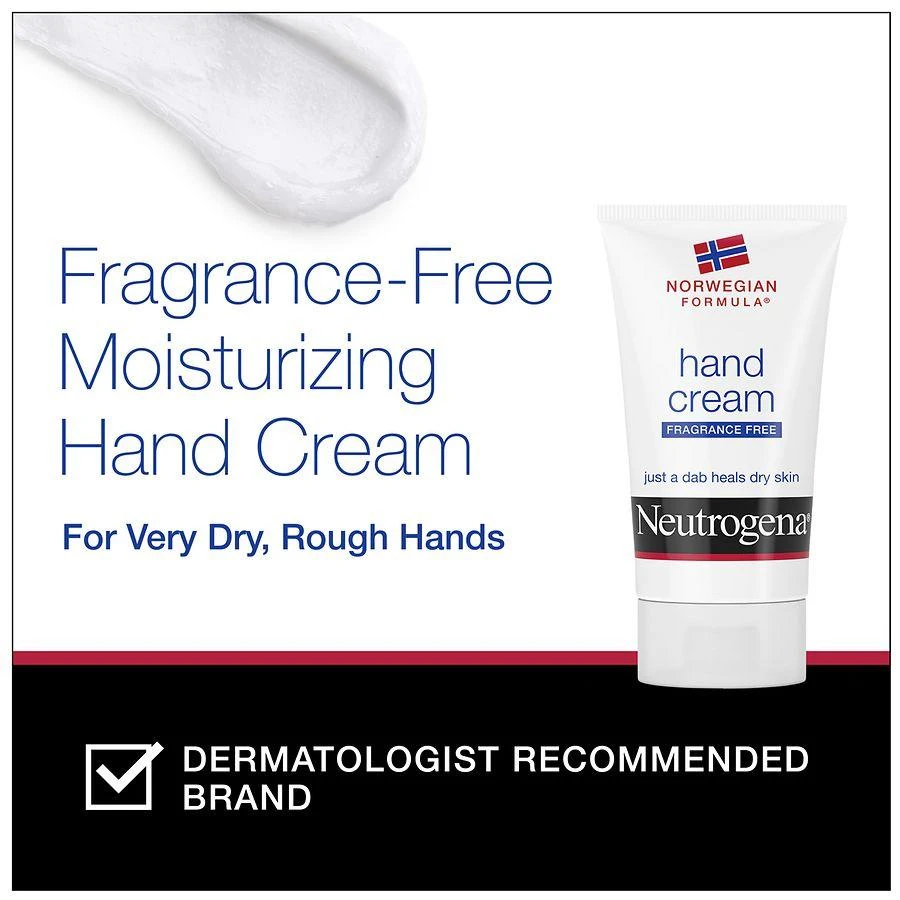 Neutrogena Norwegian Formula Dry Hand Cream, Fragrance-Free Fragrance Free 6