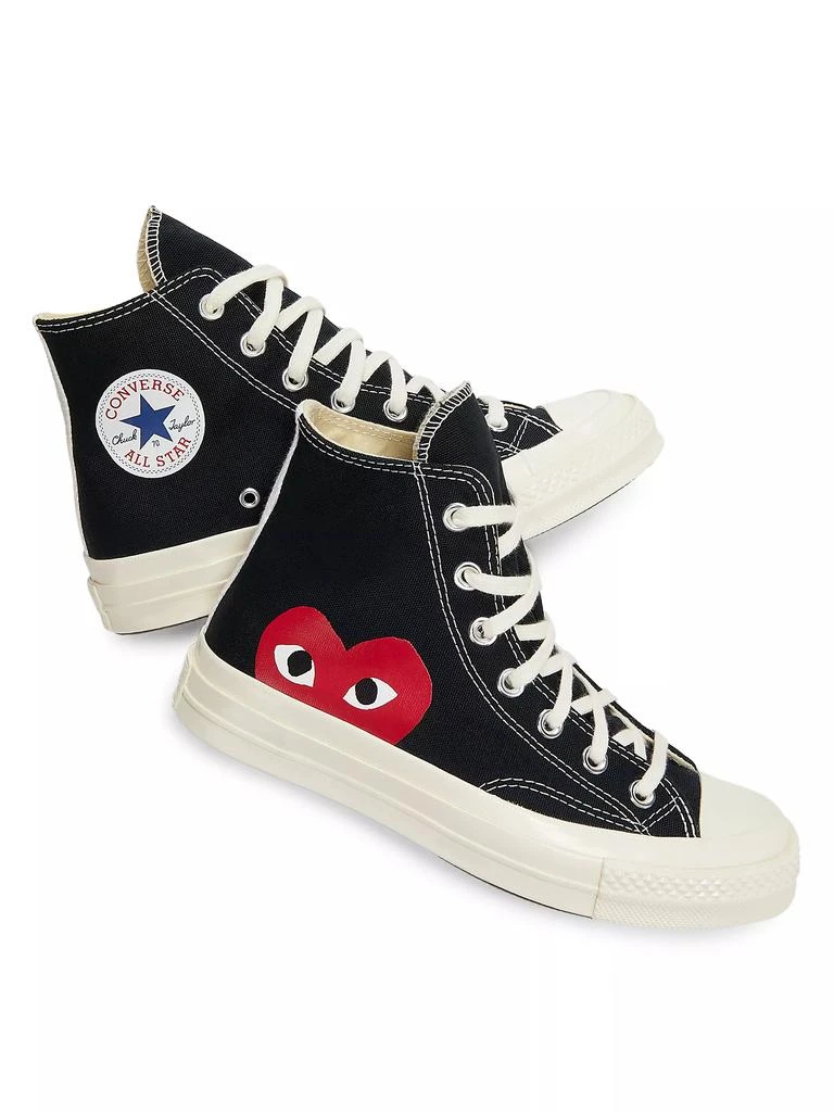 Comme des Garçons PLAY CdG PLAY x Converse Women's Chuck Taylor All Star Peek-A-Boo High-Top Sneakers 5