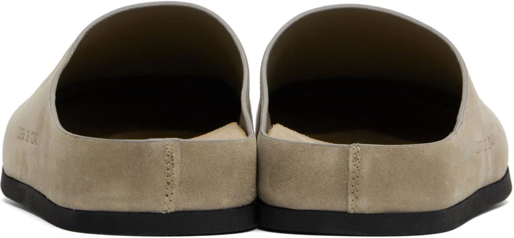 Common Projects Taupe Suede Clog Loafers 2