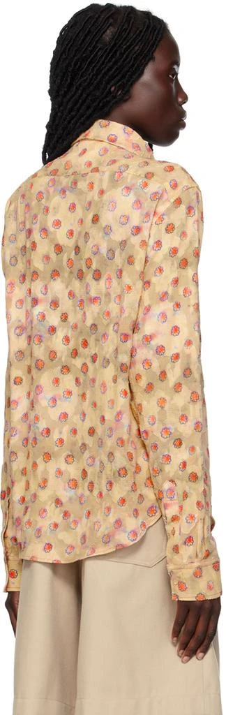 Acne Studios Beige Floral Shirt 3