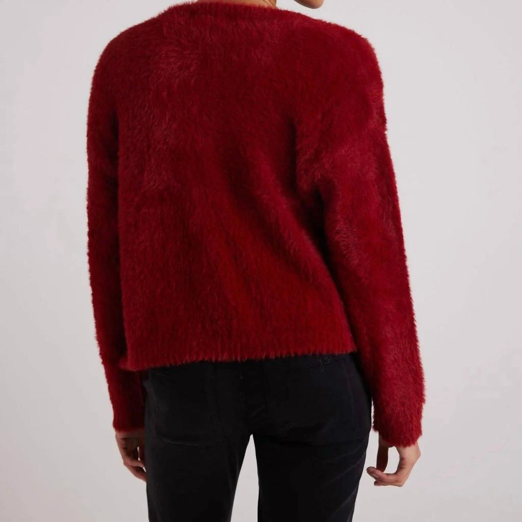 Bella Dahl Bella Dahl - Fuzzy Crew Neck Cardigan 2