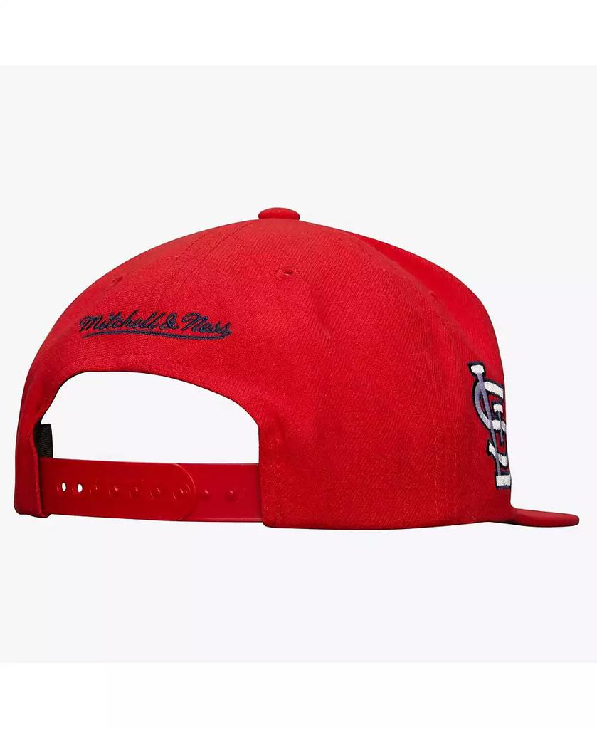 Mitchell & Ness Men's Red St. Louis Cardinals Team Tagged Snapback Hat