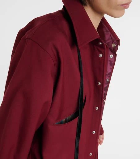 MAISON MARGIELA Reversible wool gabardine shirt 4