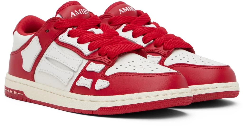 Kids Red & White Skel-Top Low Sneakers – On Sale Now with Up  display picture 2
