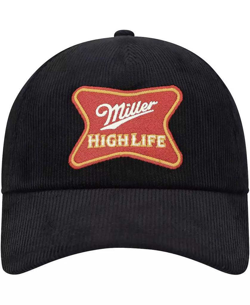 American Needle Men's Black Miller Roscoe Corduroy Adjustable Hat