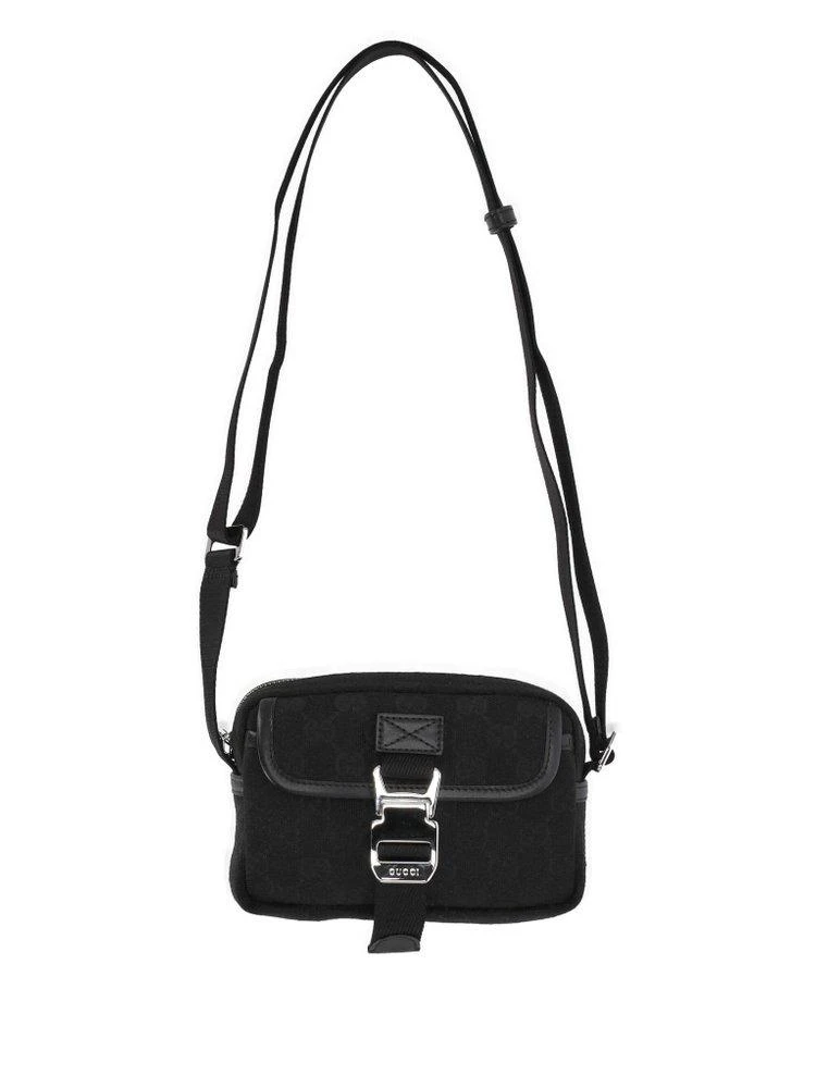 Gucci Gucci GG Logo Engraved Mini Messenger Bag