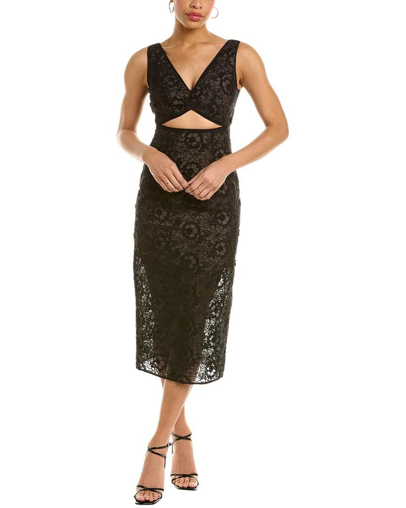 Shop Zac Posen - Tiered Floral Lace Midi Dress on Sale at BeyondStyle  Get  46% Off Zac Posen - Tiered Floral Lace Midi Dress with Limited-Time Flash  Deals, Exclusive Discounts, and